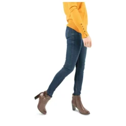 Bottines MARRON Femme Motif Uni Fermeture éclair