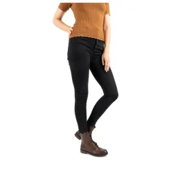 Bottines MARRON Femme Motif Uni Lacets