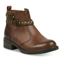 Bottines MARRON Fille Fermeture éclair