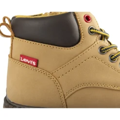 Bottines MARRON Garçon Motif Uni Lacets
