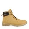 Bottines MARRON Homme CUIR Motif Uni Lacets