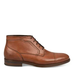 Bottines MARRON Homme CUIR Lacets