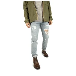 Bottines MARRON Homme CUIR Motif Uni Lacets