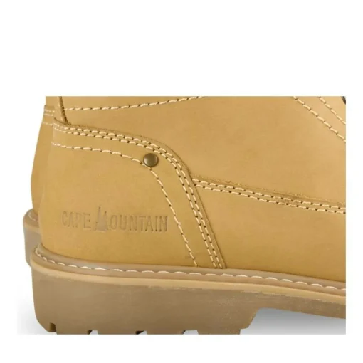 Bottines MARRON Homme CUIR Motif Uni Lacets