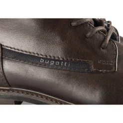 Bottines MARRON Homme CUIR Motif Uni Lacets