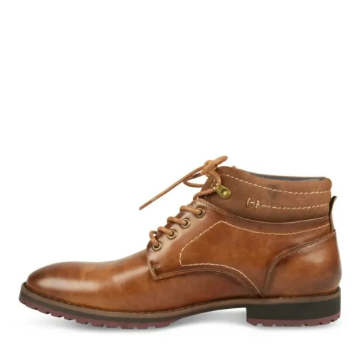 Bottines MARRON Homme Lacets