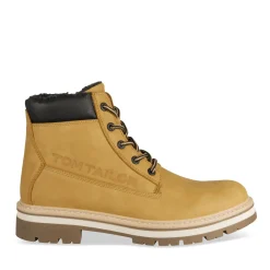 Bottines MARRON Homme Motif Uni Lacets