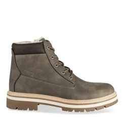 Bottines MARRON Homme Motif Uni Lacets