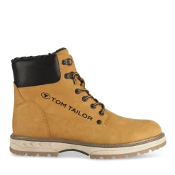 Bottines MARRON Homme Motif Uni Lacets