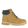 Bottines MARRON Homme Motif Uni Lacets