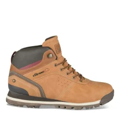 Bottines MARRON Homme Motif Uni Lacets