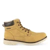 Bottines MARRON Homme Motif Uni Lacets