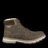 Bottines MARRON Homme Motif Uni Lacets