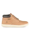 Bottines MARRON Homme Motif Uni Lacets