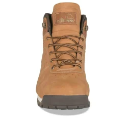 Bottines MARRON Homme Motif Uni Lacets