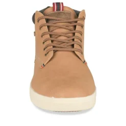 Bottines MARRON Homme Motif Uni Lacets