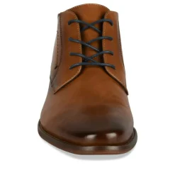 Bottines MARRON Homme Motif Uni Lacets