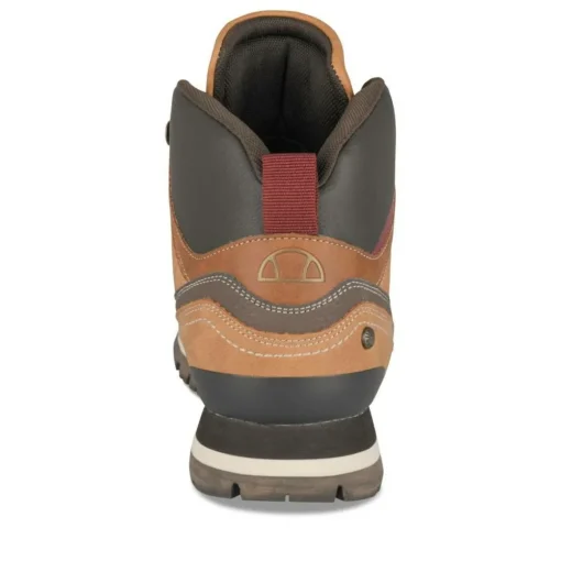 Bottines MARRON Homme Motif Uni Lacets
