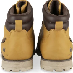 Bottines MARRON Homme Motif Uni Lacets