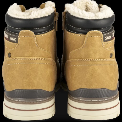 Bottines MARRON Homme Motif Uni Lacets