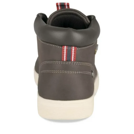 Bottines MARRON Homme Motif Uni Lacets