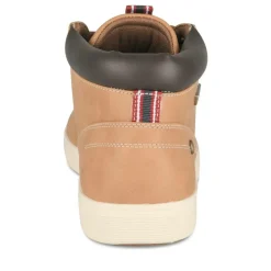 Bottines MARRON Homme Motif Uni Lacets