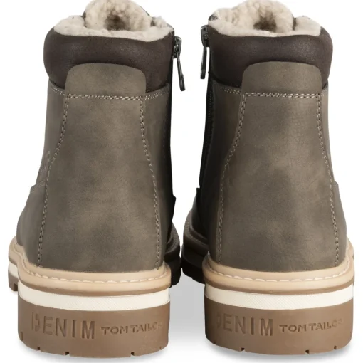 Bottines MARRON Homme Motif Uni Lacets
