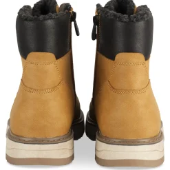 Bottines MARRON Homme Motif Uni Lacets