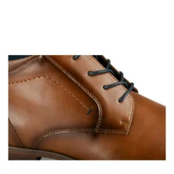 Bottines MARRON Homme Motif Uni Lacets