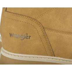 Bottines MARRON Homme Motif Uni Lacets