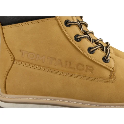 Bottines MARRON Homme Motif Uni Lacets