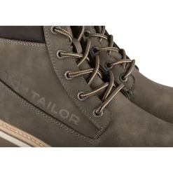 Bottines MARRON Homme Motif Uni Lacets
