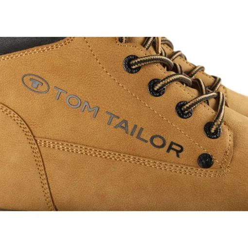 Bottines MARRON Homme Motif Uni Lacets