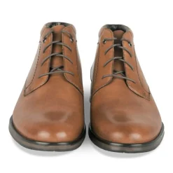 Bottines METALLISE Homme CUIR Motif Uni A Enfiler
