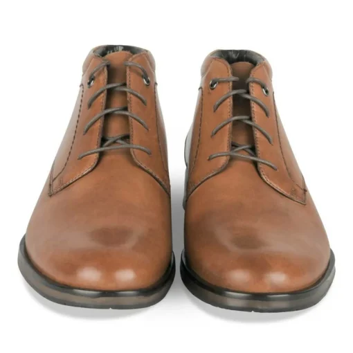 Bottines METALLISE Homme CUIR Motif Uni A Enfiler
