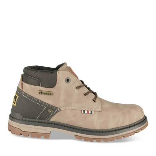 Bottines Montagne BEIGE Homme Motif Uni Lacets