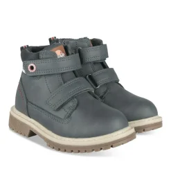 Bottines Montagne BLEU Garçon Motif Multicolore Scratch