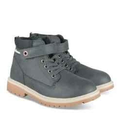 Bottines Montagne BLEU Garçon Motif Multicolore Scratch