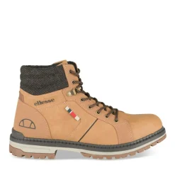 Bottines Montagne COGNAC Homme Motif Uni Lacets
