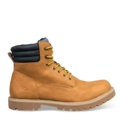 Bottines Montagne COGNAC Homme Motif Uni Lacets