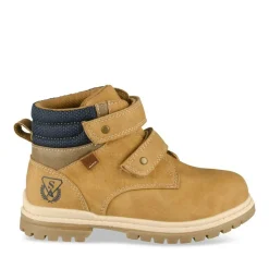 Bottines Montagne COGNAC Garçon Motif Uni Scratch