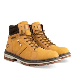 Bottines Montagne COGNAC Homme Motif Uni Lacets
