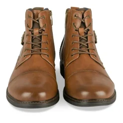 Bottines Montagne COGNAC Homme Motif Uni Lacets