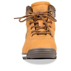 Bottines Montagne COGNAC Garçon Motif Uni Lacets