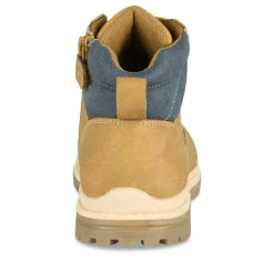 Bottines Montagne COGNAC Garçon Motif Uni Lacets