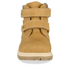 Bottines Montagne COGNAC Garçon Motif Uni Scratch