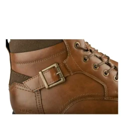 Bottines Montagne COGNAC Homme Motif Uni Lacets