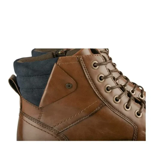 Bottines Montagne COGNAC Homme Motif Uni Lacets