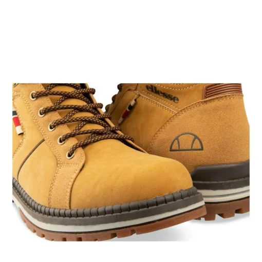 Bottines Montagne COGNAC Homme Motif Uni Lacets