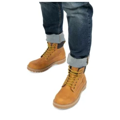 Bottines Montagne COGNAC Homme Motif Uni Lacets